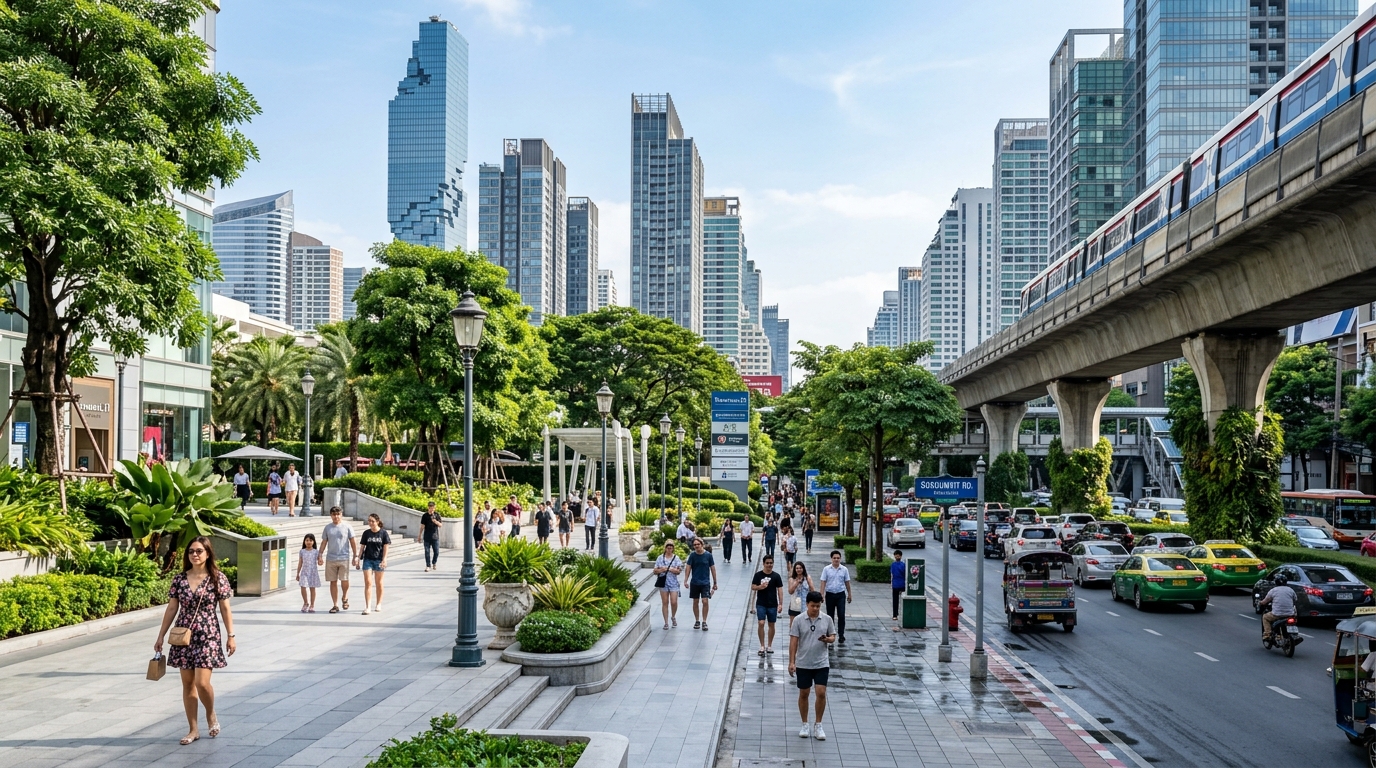 Urban regulations and street enforcement in Thailand