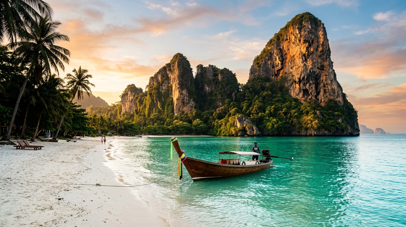 Krabi Andaman Coast Karst Cliffs & Emerald Waters