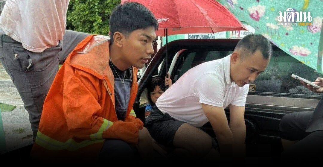 Jugendlicher überlebt Stromschlag während Überschwemmungen in Don Mueang