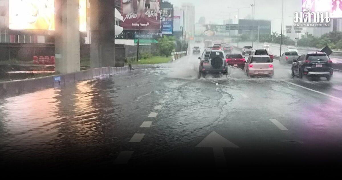 Starke Regenfälle verursachen Überschwemmungen und Mautstellen-Schließungen in Bangkok