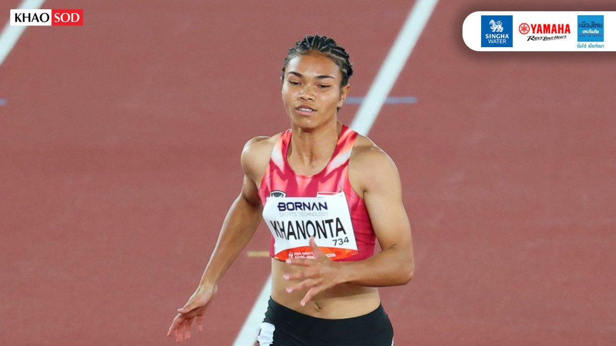 La velocista tailandesa Jiraphat Khan-on-ta avanza a la final de 200m en los Juegos Asiáticos