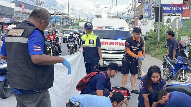 Accidente mortal de motocicleta en Chonburi cobra dos vidas