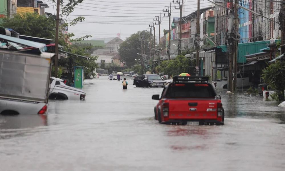 Severe Flooding Impacts Samut Prakan Province