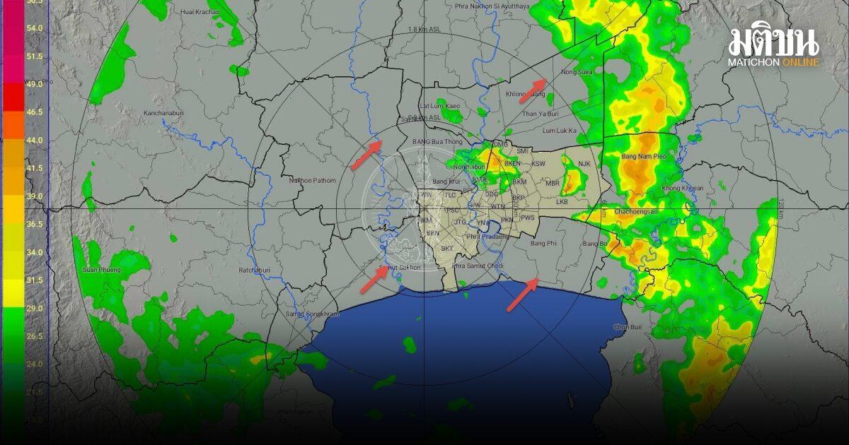 Bangkok erlebt leichten bis mäßigen Regen