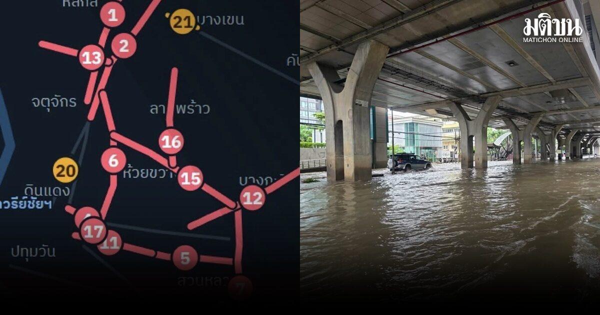 Behörden in Bangkok geben Hochwasserwarnungen für 31 Straßenrouten heraus