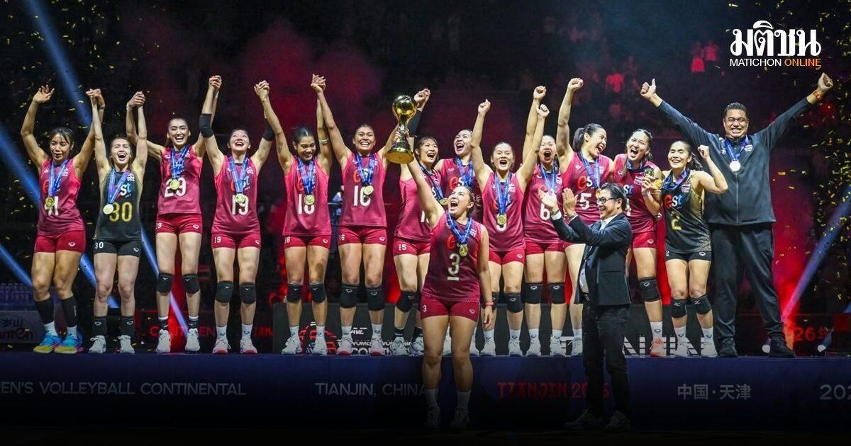 Thailands Frauen-Volleyballteam strebt Erfolg bei den Asienspielen an