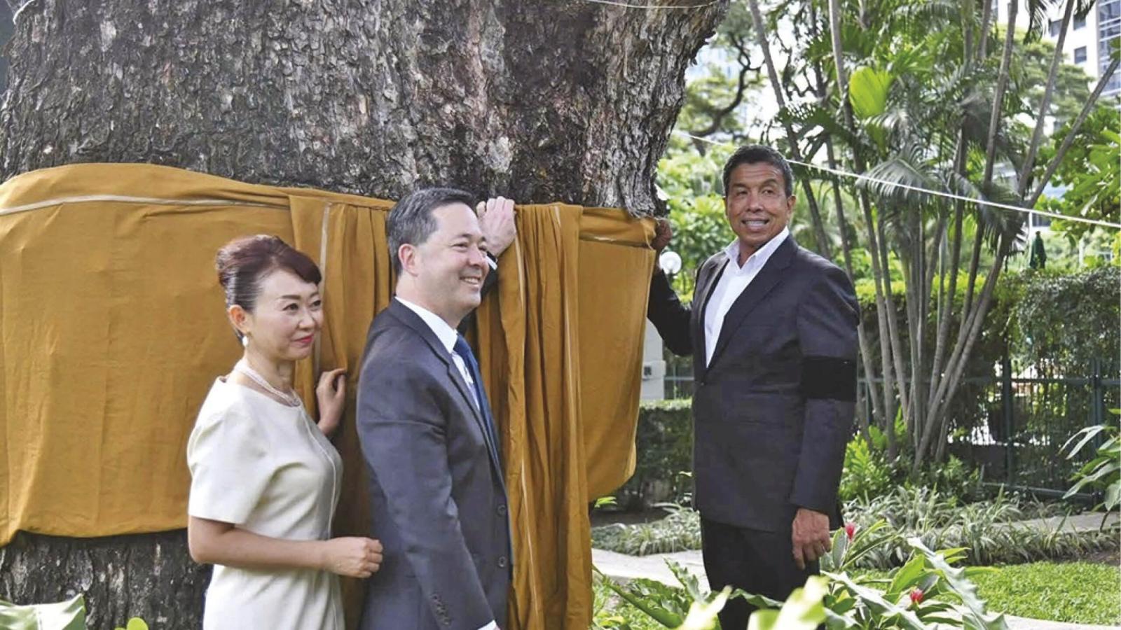 U.S. Embassy in Bangkok Hosts Tree Ordination Ceremony