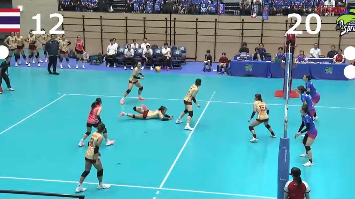 La nazionale femminile di pallavolo della Thailandia si prepara per i Giochi Asiatici con un'amichevole