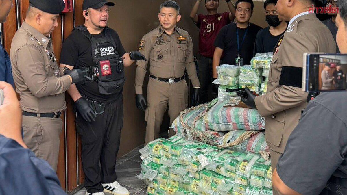 Mais de 400 kg de narcóticos apreendidos em operação em Don Mueang