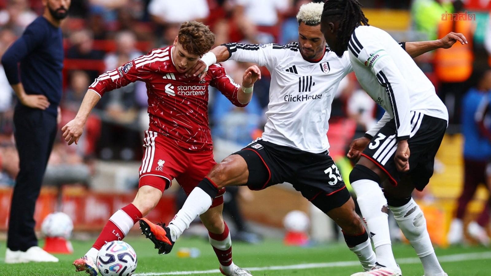 Il Fulham conquista il primo punto con un pareggio ad Anfield