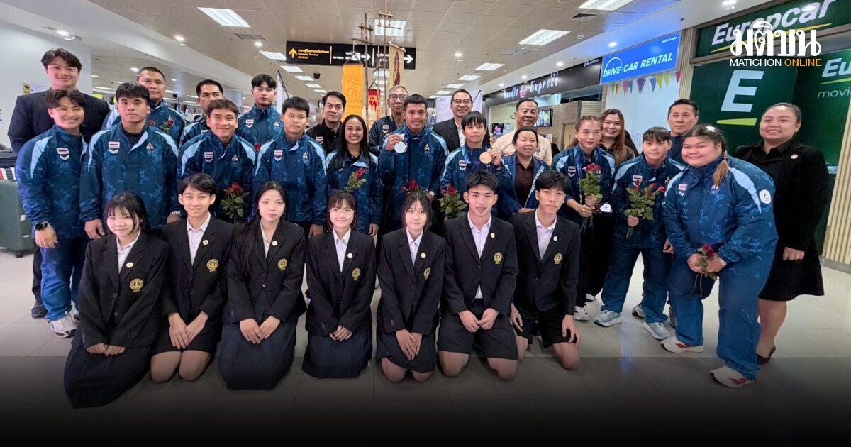 Thai Weightlifting Team Returns Home Following 2026 Asian Games Success