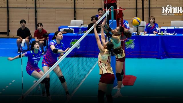 Thailändisches Frauen-Volleyballteam unterliegt japanischen Meisterinnen bei Testspiel vor den Asienspielen