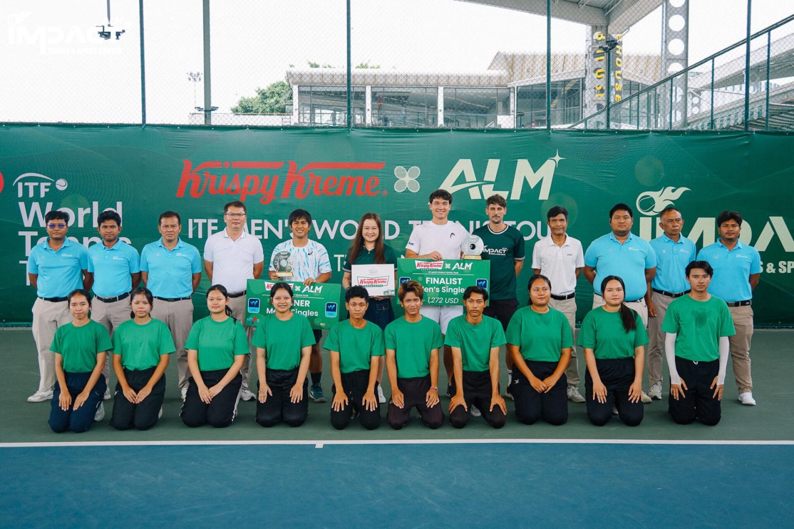 Thailändische Spieler sichern sich Titel beim M15 Krispy Kreme Tennisturnier