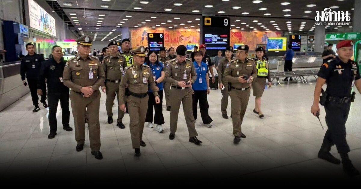 Tourist Police Increase Security at Suvarnabhumi Airport for IMF-World Bank Meetings