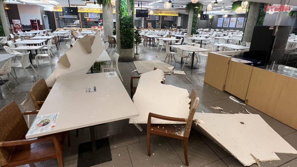 Deckeneinsturz im thailändischen Parlamentsgebäude