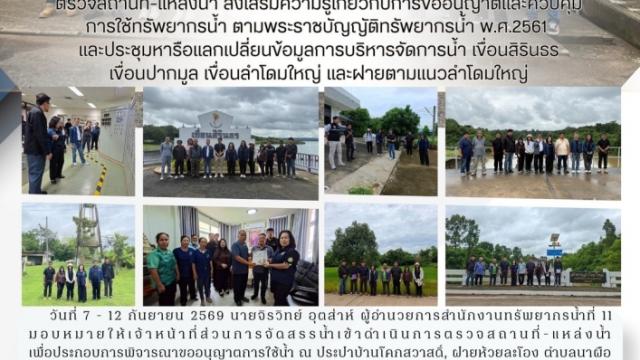 Réunion de coordination sur la gestion de l'eau pour les barrages de Sirindhorn, Pak Mun et Lam Dom Yai