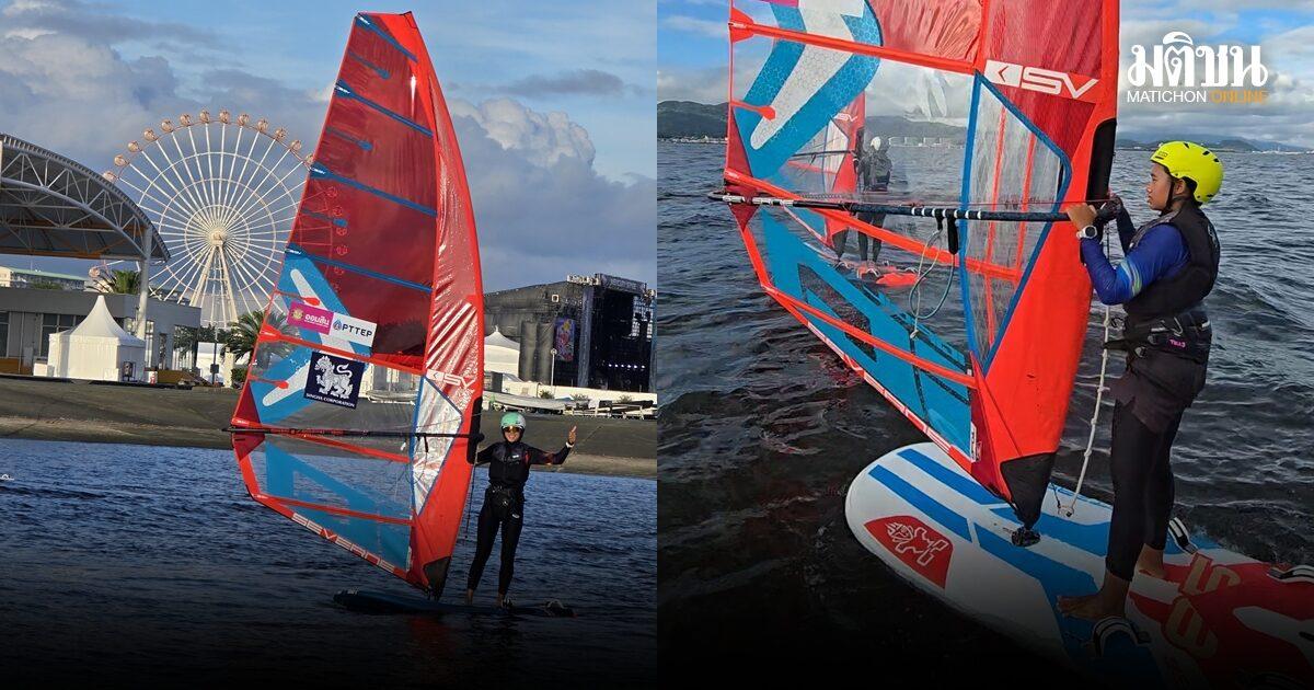 Thailändisches Surfteam beginnt Training am Austragungsort der Asienspiele