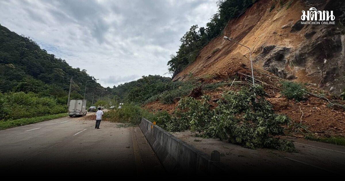 Landslide Disrupts Traffic on Mae Sot-Tak Highway