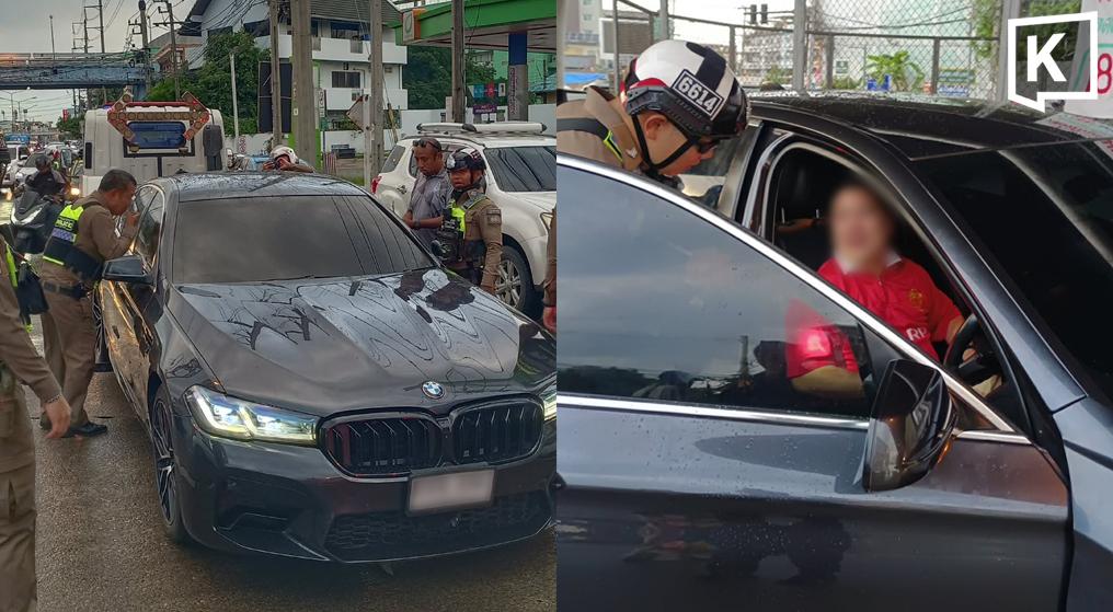 BMW-Fahrer an Ampel in Nonthaburi schlafend aufgefunden