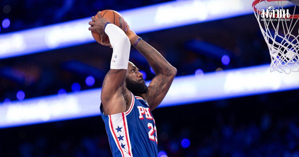 James Leads 76ers to Victory in Season Opener