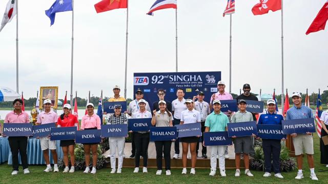 15 nazioni gareggeranno al Singha Thailand Amateur Open