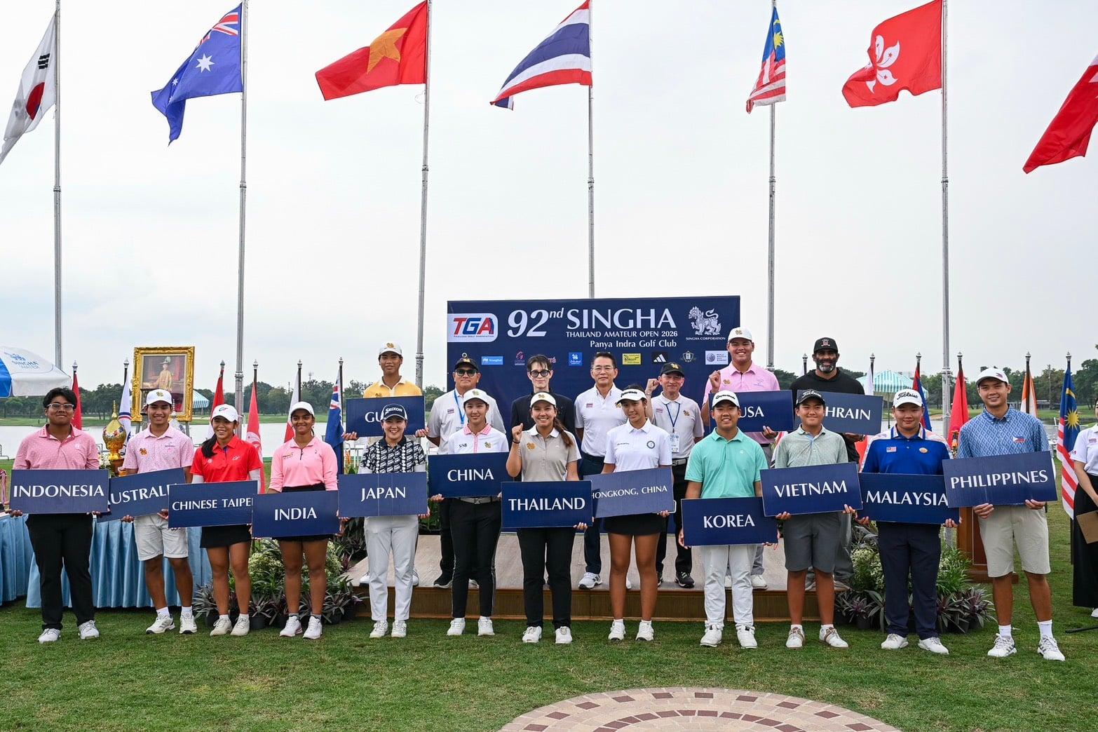 15 nazioni gareggeranno al Singha Thailand Amateur Open