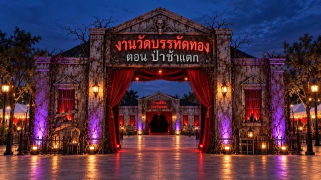 Banthat Thong Road Transforms into 'Halloween Street' for Seven-Day Festival