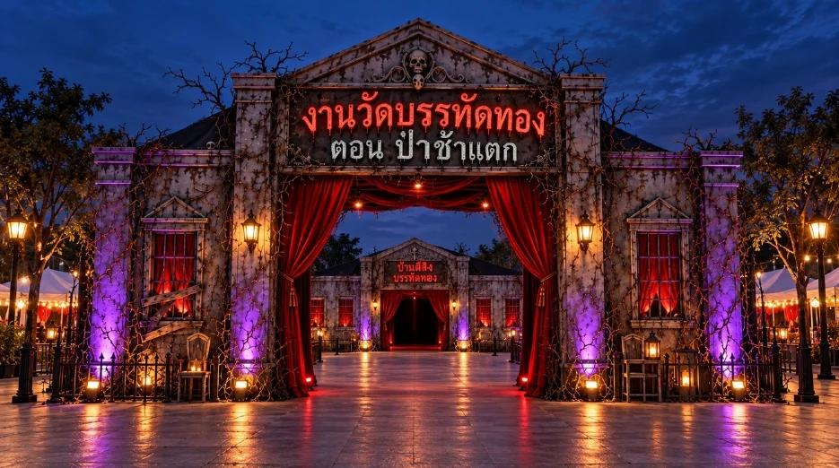 Banthat Thong Road Transforms into 'Halloween Street' for Seven-Day Festival