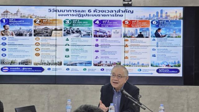 Professor Wuttisarn Tanchai propõe reforma do setor público para o futuro da Tailândia