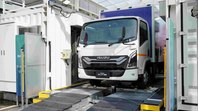 Isuzu Launches Battery Swapping Pilot for Electric Trucks in Thailand