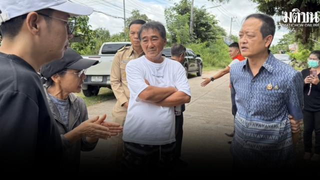 Governador de Sisaket aborda problemas de drenagem na Alameda Samakkhi