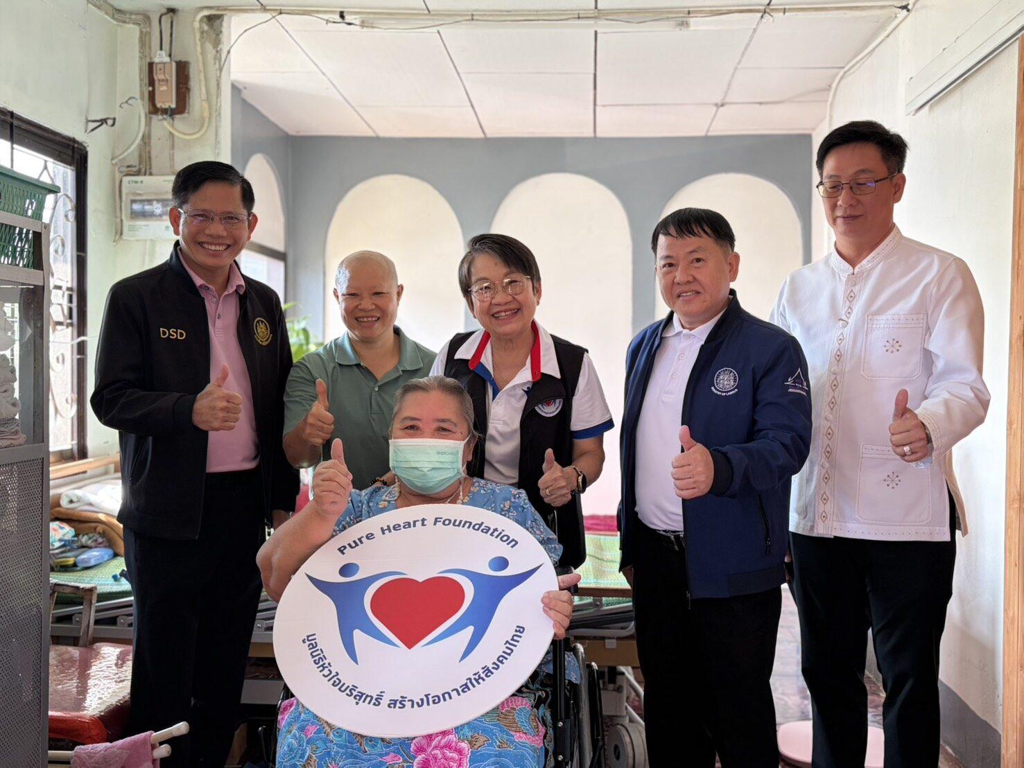 Pure Heart Foundation and Matichon Partner to Provide Wheelchairs in Chiang Rai