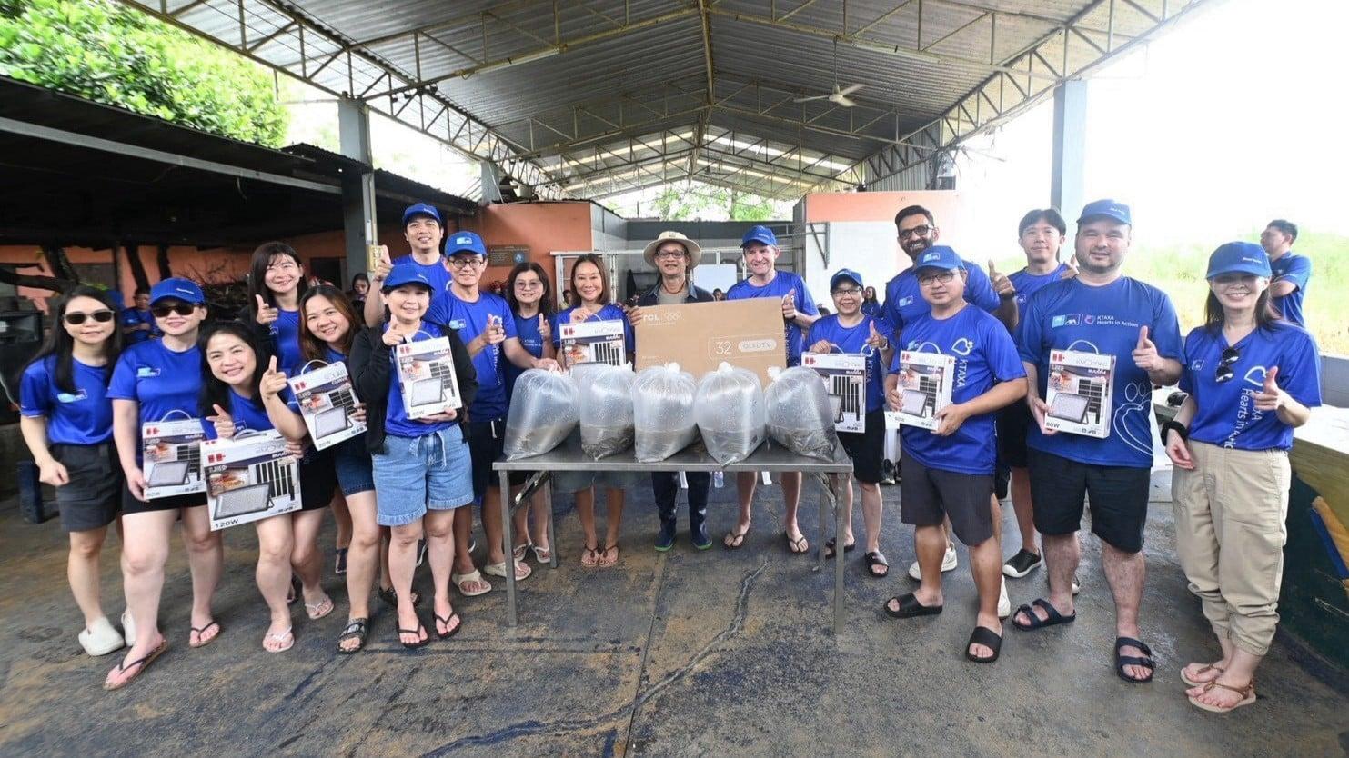 Krungthai-AXA Life Insurance setzt 19. Jahr der Gemeinschaftsunterstützung in Chiang Rai fort