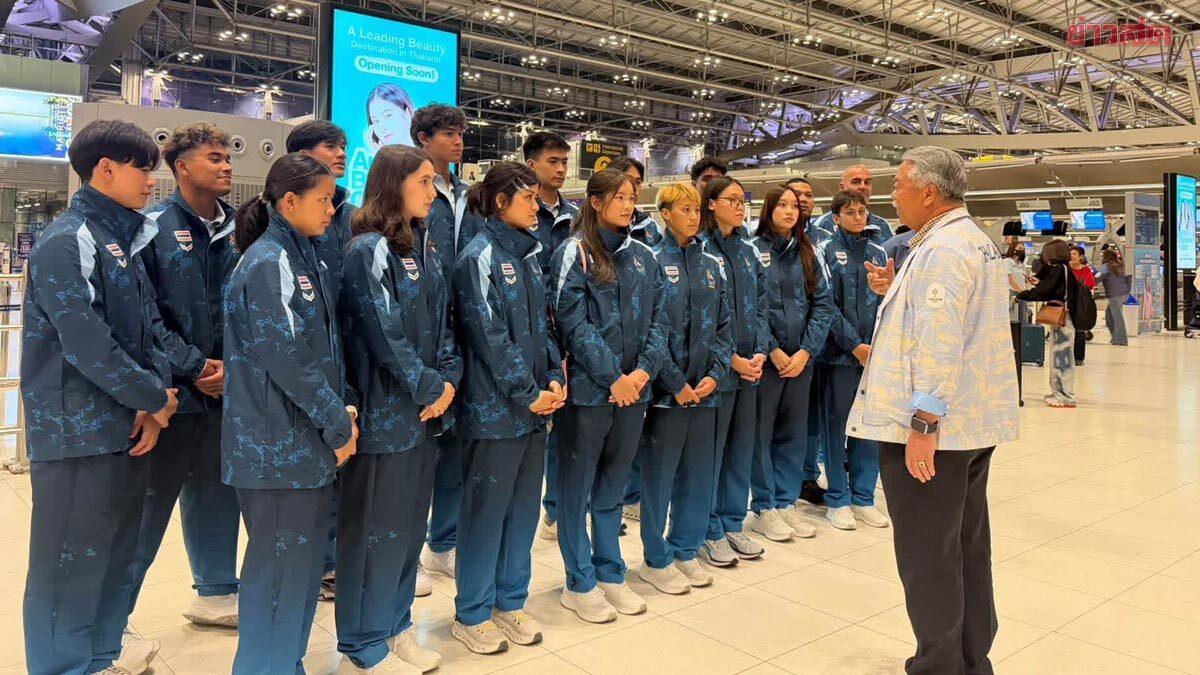 Thailändisches Schwimmteam in Japan für die 20. Asienspiele eingetroffen