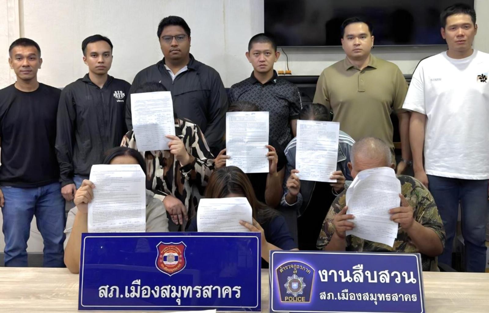 Quadrilha de fraude em escrituras de terras é presa em Samut Sakhon