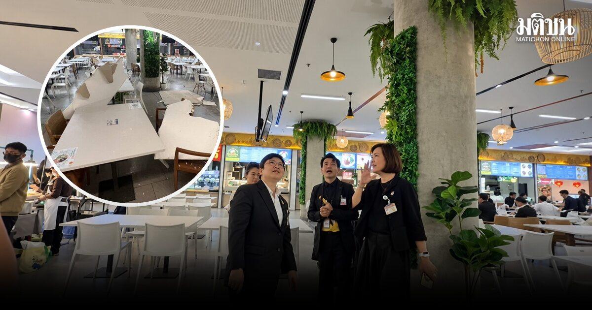 Ceiling Collapse at Parliament Canteen Prompts Safety Inspection