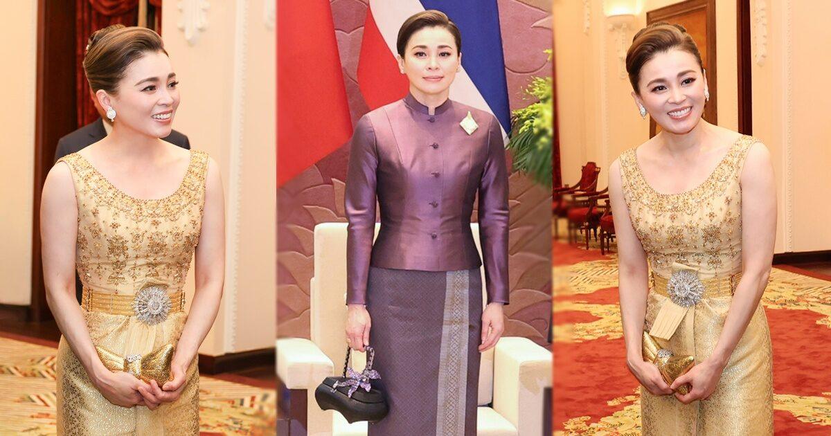 La tenue traditionnelle thaïlandaise de la reine Suthida captive lors de sa visite au Vietnam