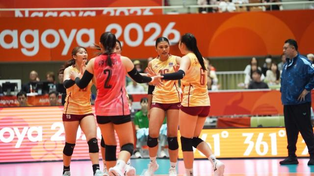 Thailands Frauen-Volleyballteam sichert sich Auftaktsieg bei den Asienspielen