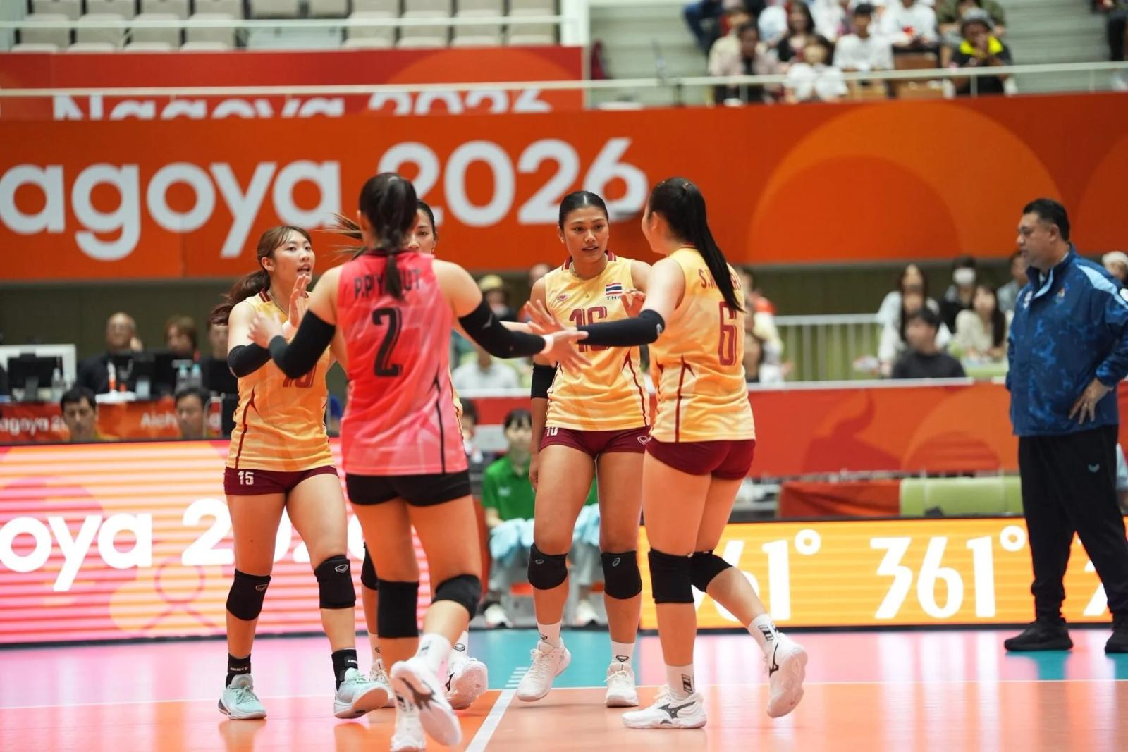 Thailands Frauen-Volleyballteam sichert sich Auftaktsieg bei den Asienspielen