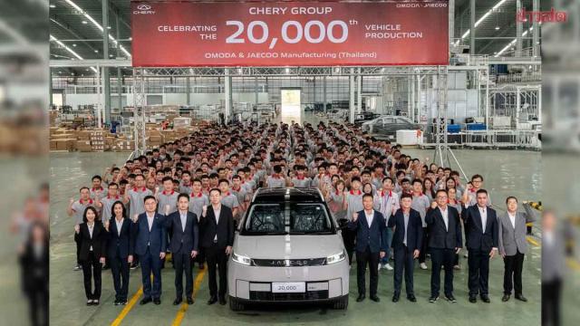 Chery Group erreicht Meilenstein von 20.000 in Thailand produzierten Elektrofahrzeugen