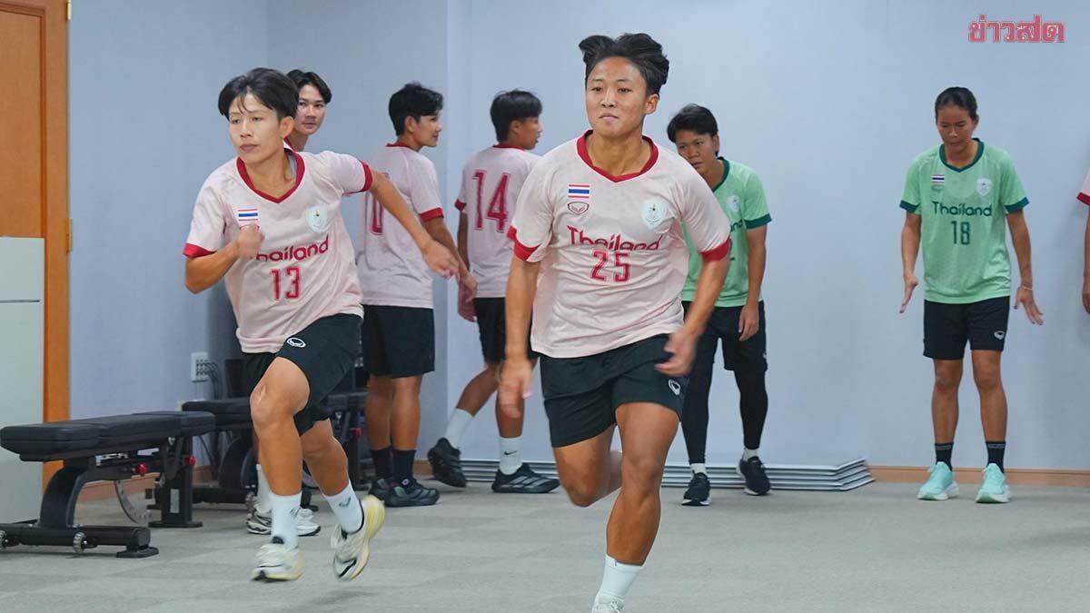 Thailands Frauen-Fußballteam passt Training vor Asienspielen an