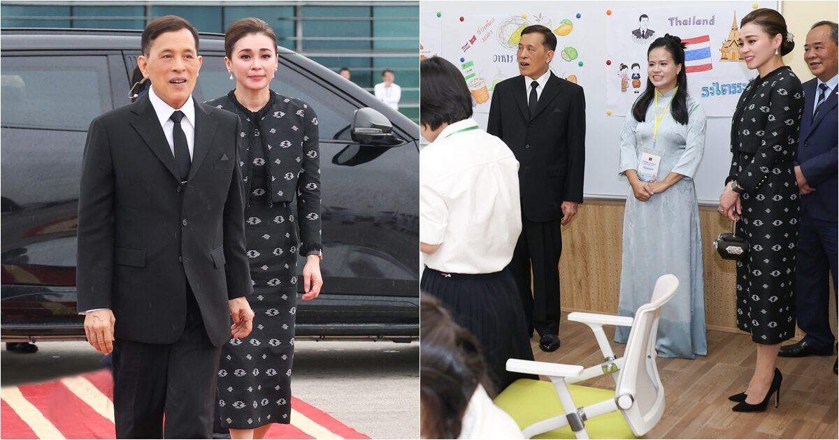 Thai Royals Visit Thai Language and Culture Center in Hanoi
