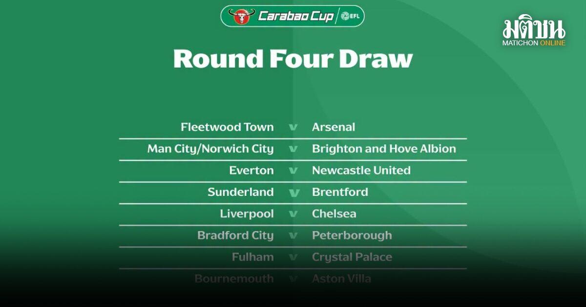 Carabao Cup Fourth Round Draw Announced