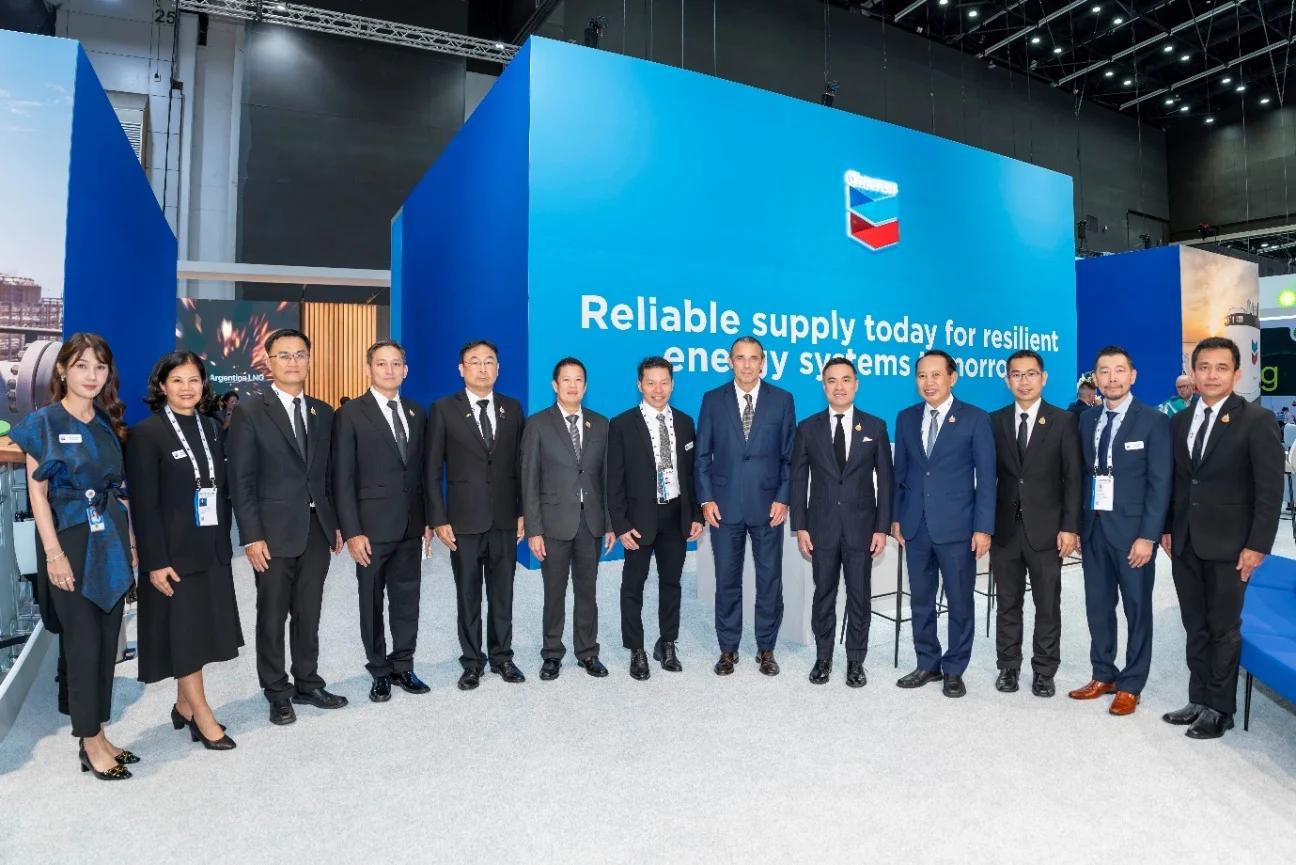 Chevron ospita i funzionari del Ministero dell'Energia thailandese al Gastech 2026