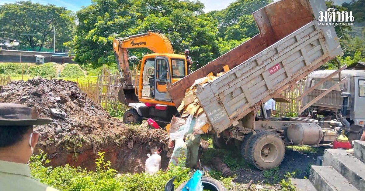Behörden in Myanmar vernichten illegale Fleischimporte aus Thailand