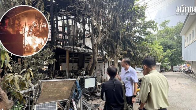 Fire Breaks Out at Pak Chong Nana Hospital Storage Facility