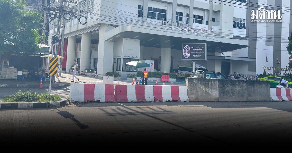 Concerns Raised Over Road Access Closure Near Phra Nangklao Hospital