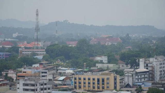 Névoa de incêndios florestais na Indonésia afeta a província de Yala