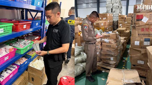 Autoridades invadem armazéns em Bang Phli e apreendem mais de 52.000 cosméticos falsificados