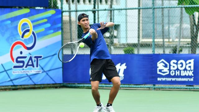 Einheimischer aus Nonthaburi besiegt den topgesetzten Spieler bei den thailändischen Tennismeisterschaften